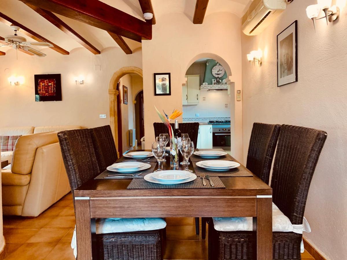 Cassandra - Beautiful Private Villa With Heated Pool Included Jávea Eksteriør bilde
